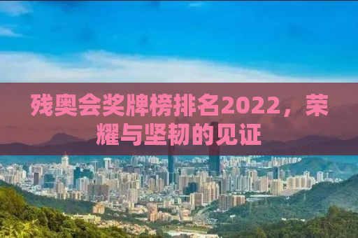 残奥会奖牌榜排名2022，荣耀与坚韧的见证